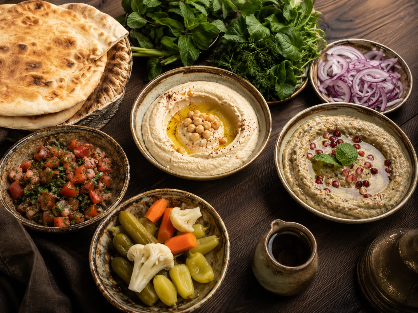مقبلات عراقية — صورة تصورية